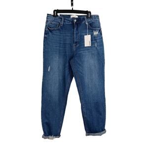 Vervet Erika Stretch Mom Jeans Size 32 NWT